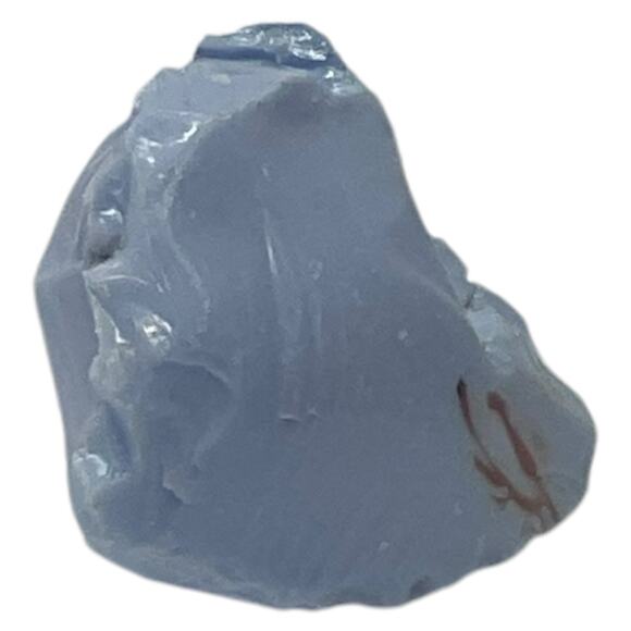 Satin Blue Pink Infused Art Glass Cullet Glowing Manganese Slag Glass #5GM38 - Picture 4 of 8